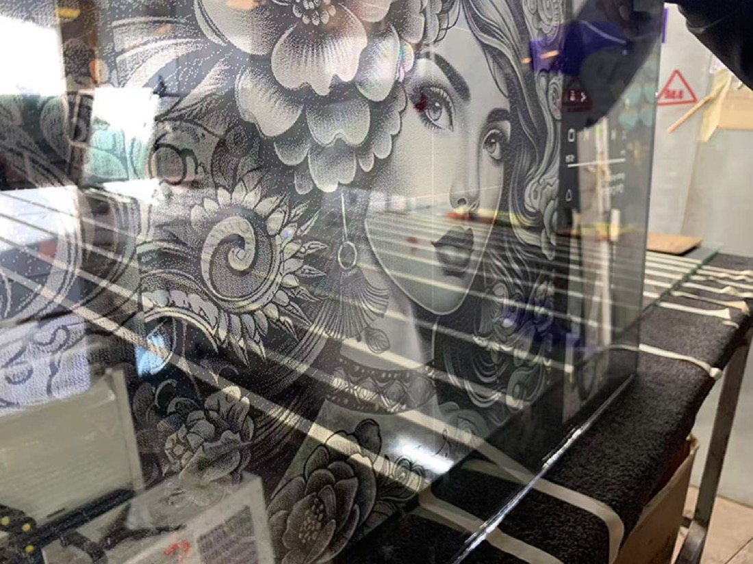 Échantillon Cristal traité au laser